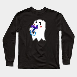 Boo-ba, A Haunted Treat! Long Sleeve T-Shirt